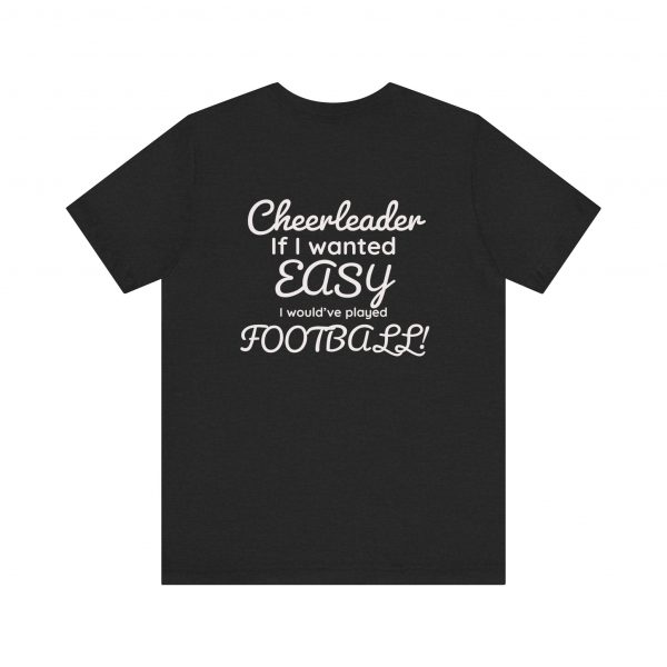 Cheerleader easy Football, Unisex Jersey Short Sleeve Tee - Image 7