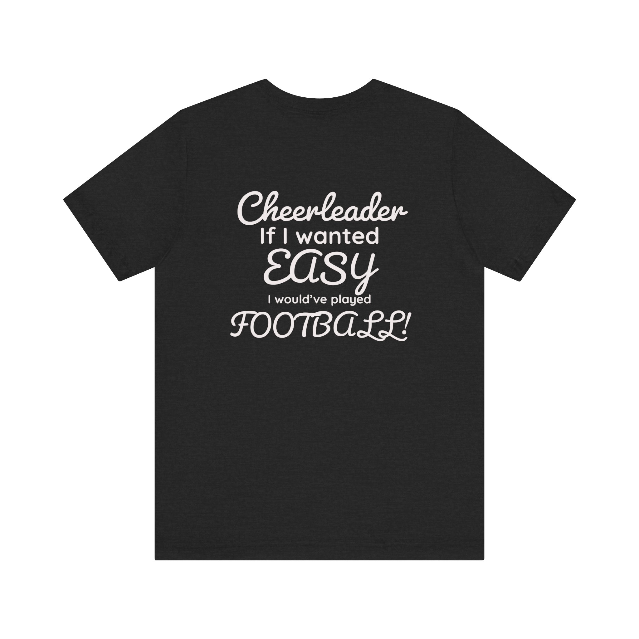 Cheerleader easy Football, Unisex Jersey Short Sleeve Tee - Image 7