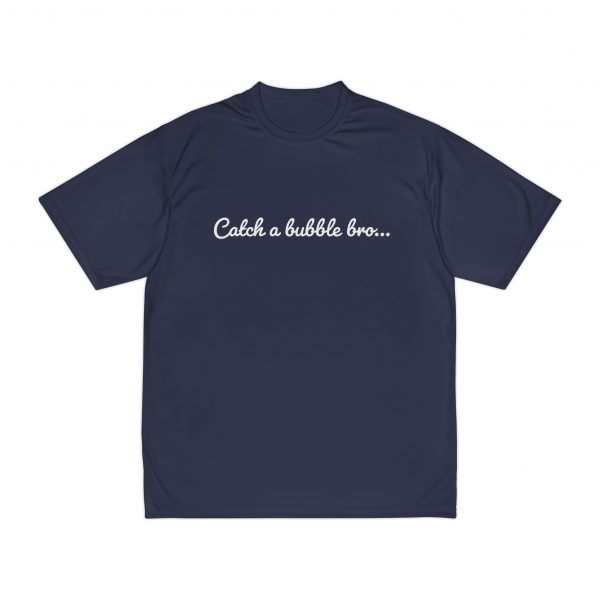 Men's Performance T-Shirt, catch a bubble - Image 3