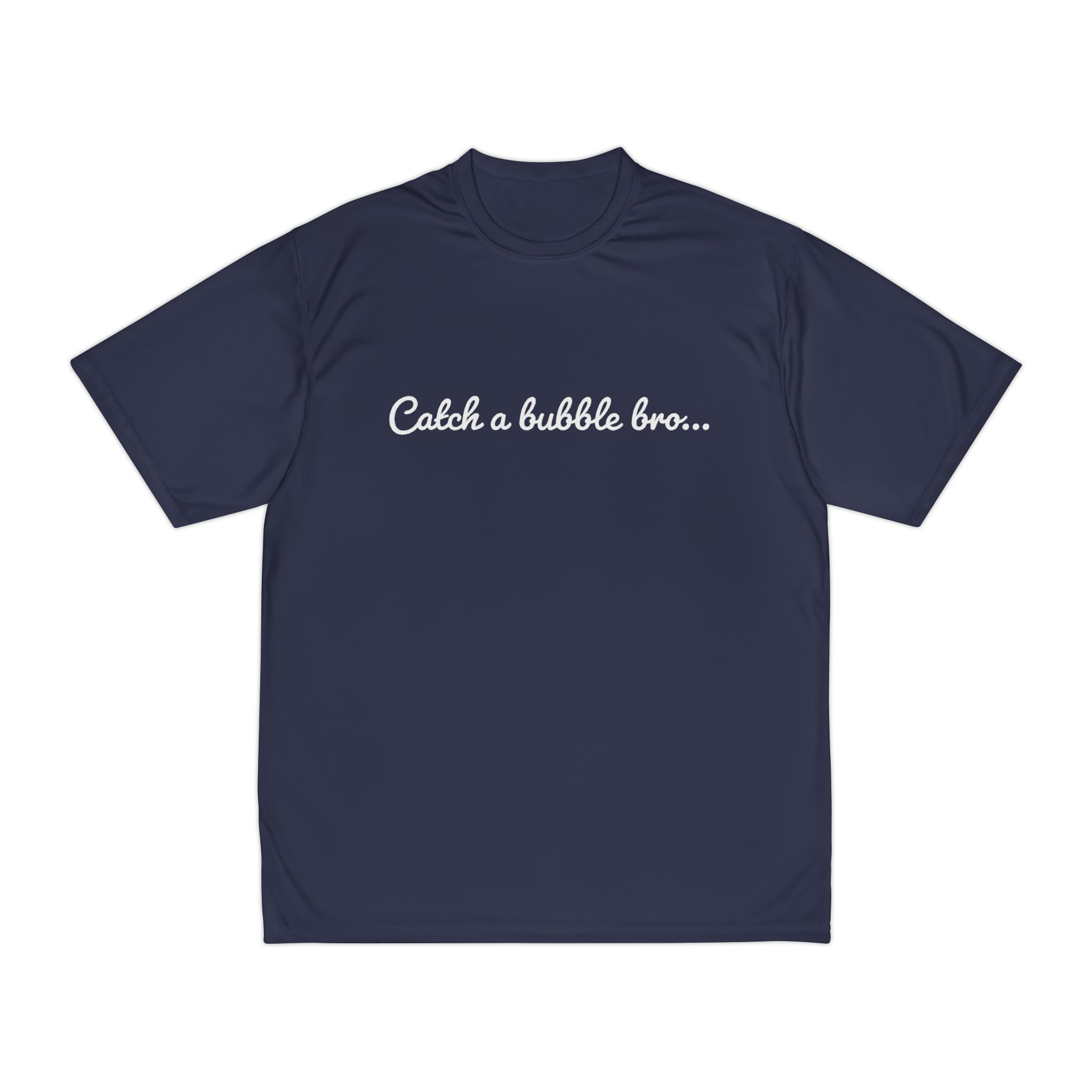 Men's Performance T-Shirt, catch a bubble - Image 3