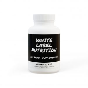 Vitamin K2 + D3 Supplement (60 Capsules)