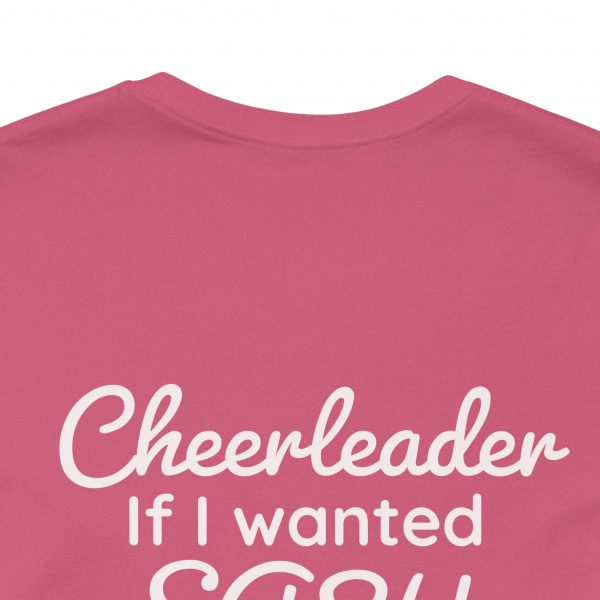Cheerleader easy Football, Unisex Jersey Short Sleeve Tee - Image 6