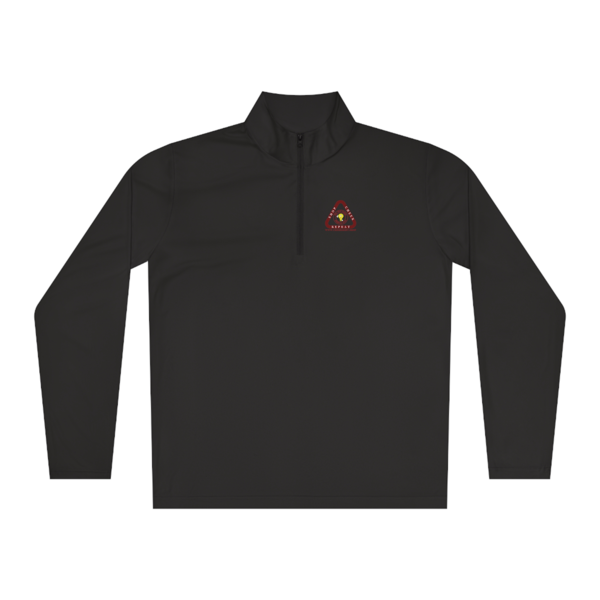 Custom Printed, Unisex Quarter-Zip Pullover - Image 2
