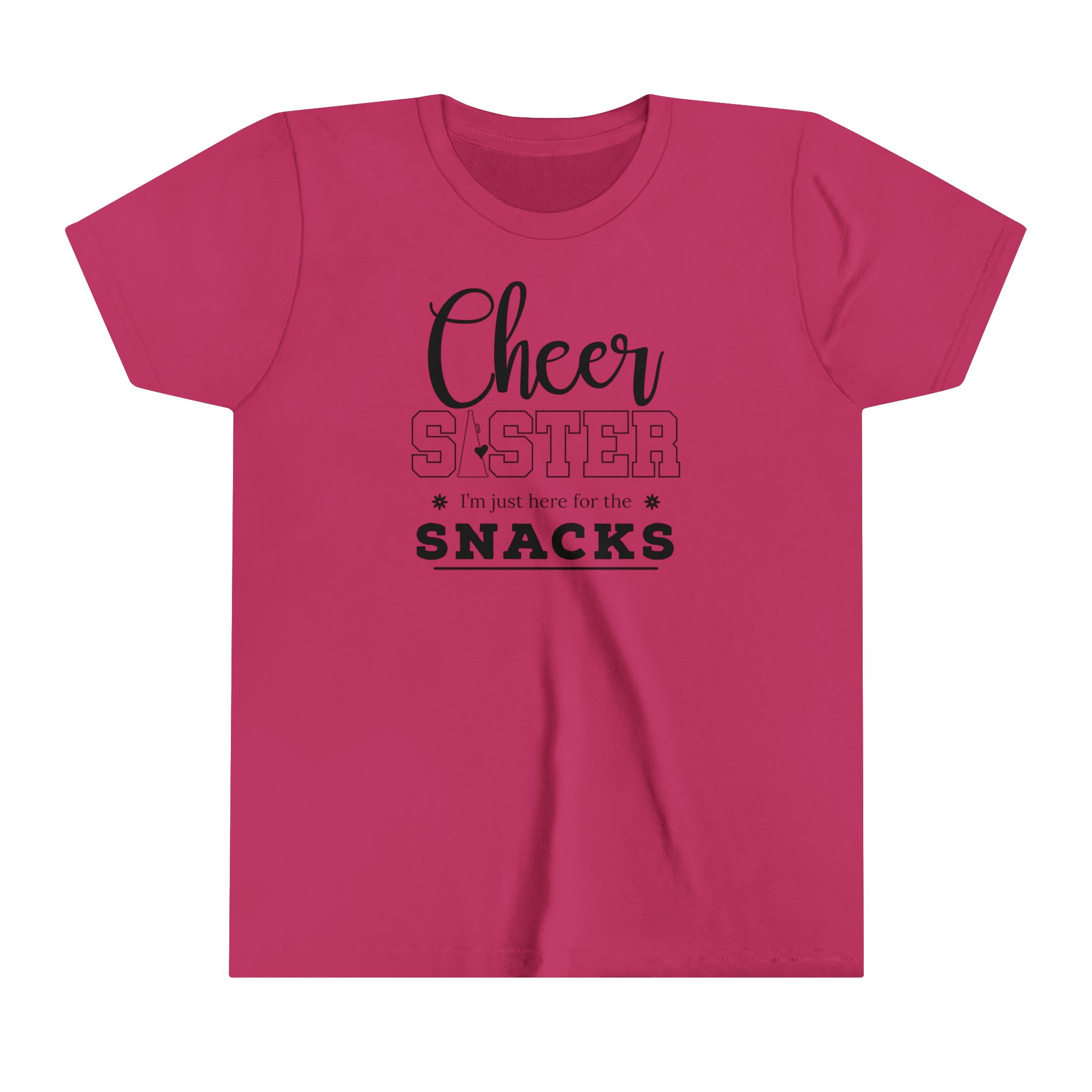Cheer, Youth, Short Sleeve Tee, Sister 4 Snacks - Image 4