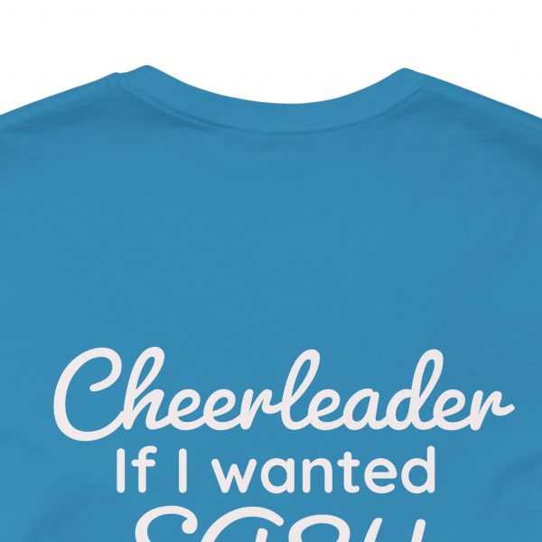 Cheerleader easy Football, Unisex Jersey Short Sleeve Tee - Image 2