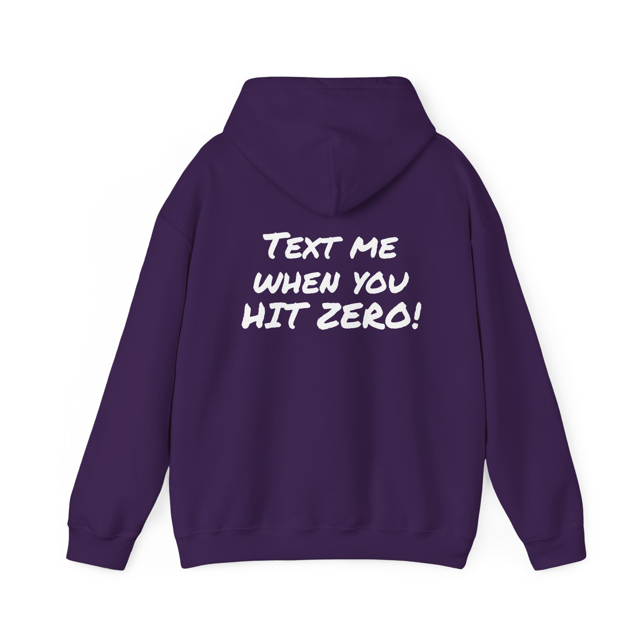Text me...Hit Zero Unisex Heavy Blend™ Hooded Sweatshirt - Image 7