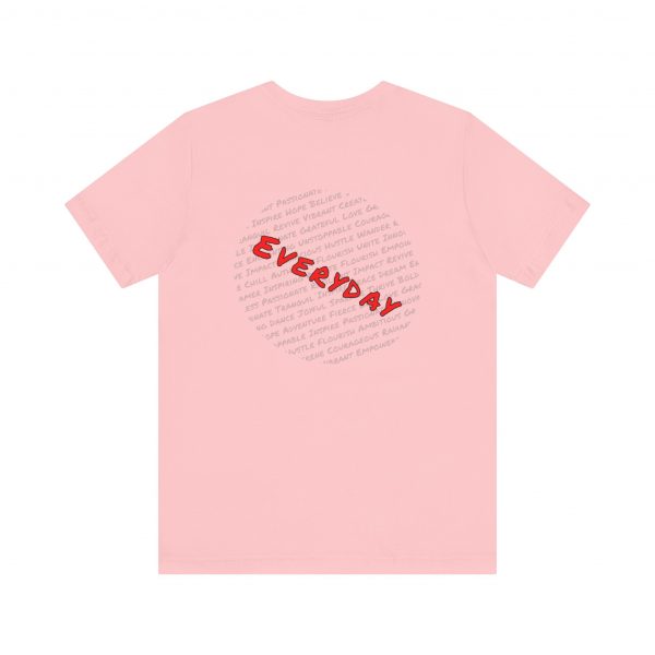 Everyday words Back, Bella Canvas Tee - Image 5
