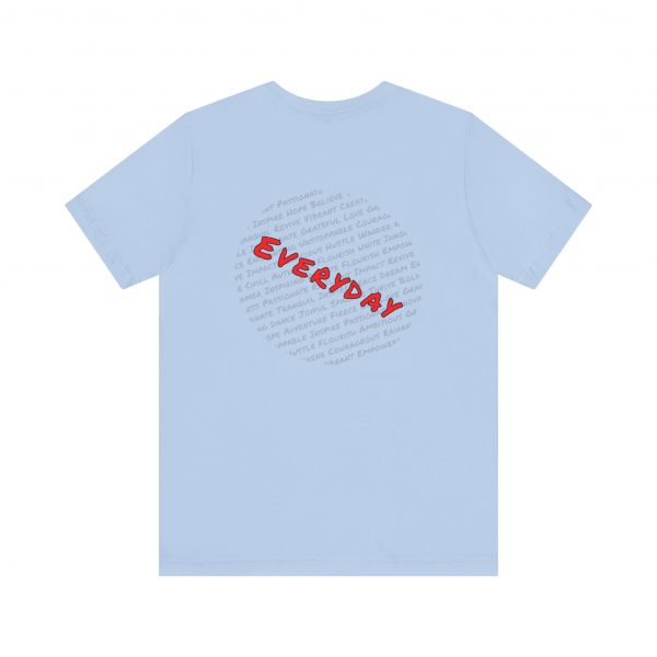 Everyday words Back, Bella Canvas Tee