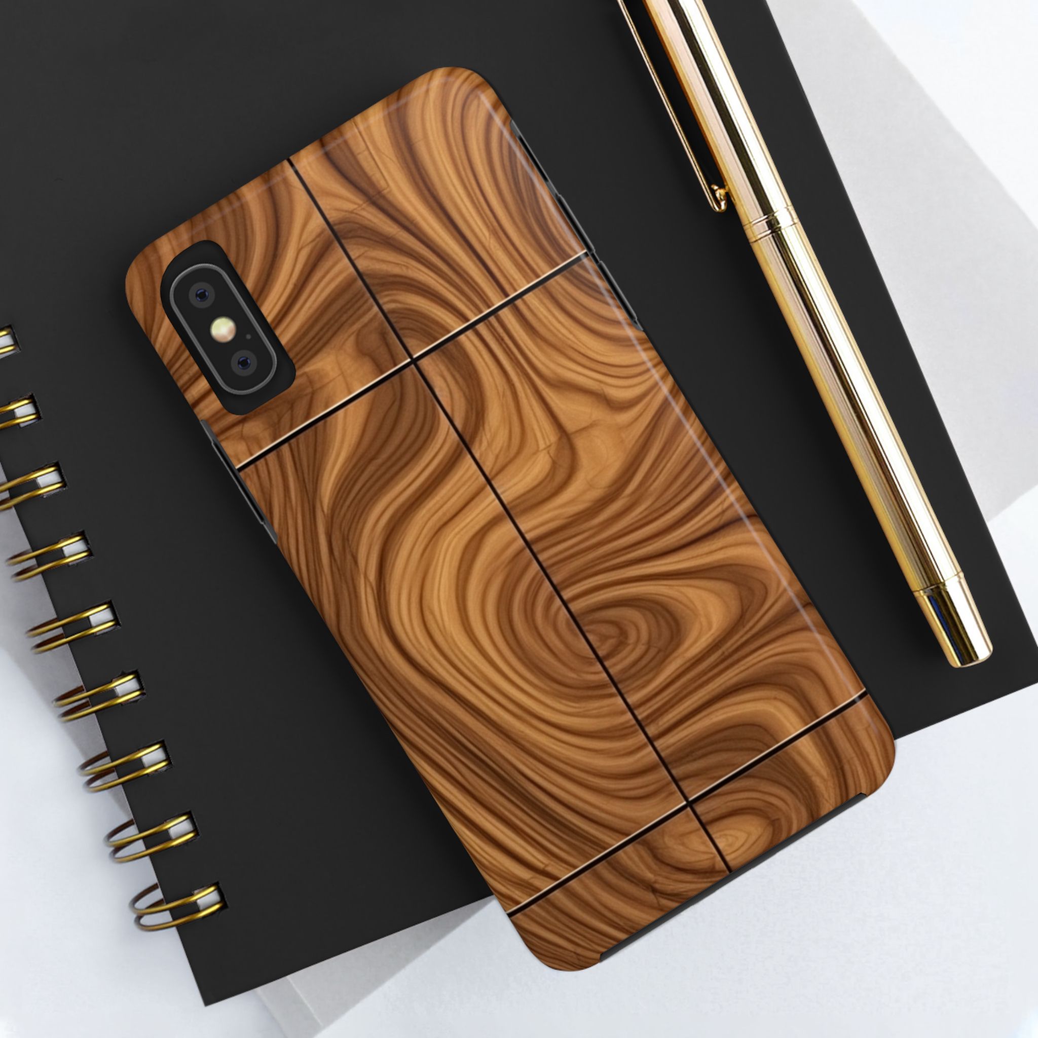 Iphone, Tough Phone Cases, Case-Mate, wood plank 8 - Image 9