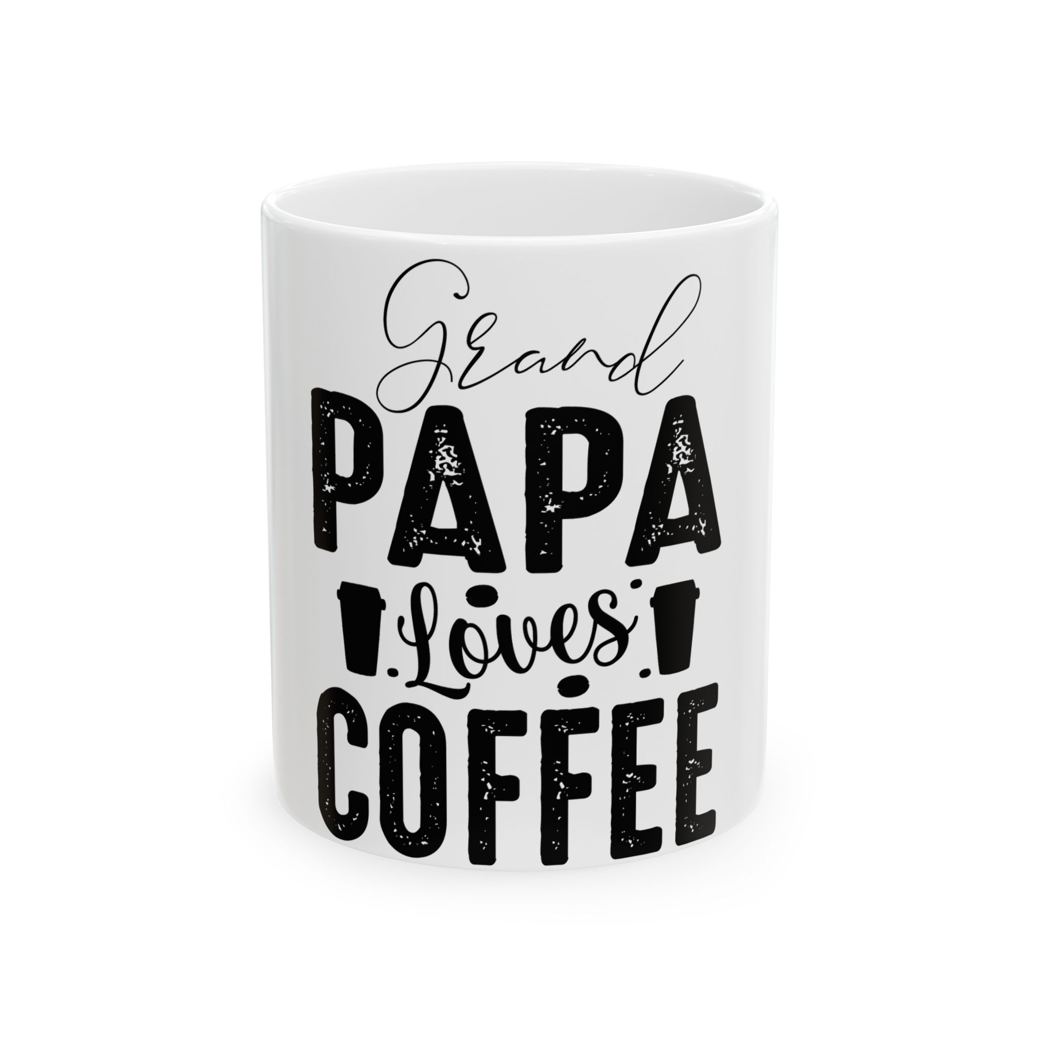 Granpa Loves Coffee Design