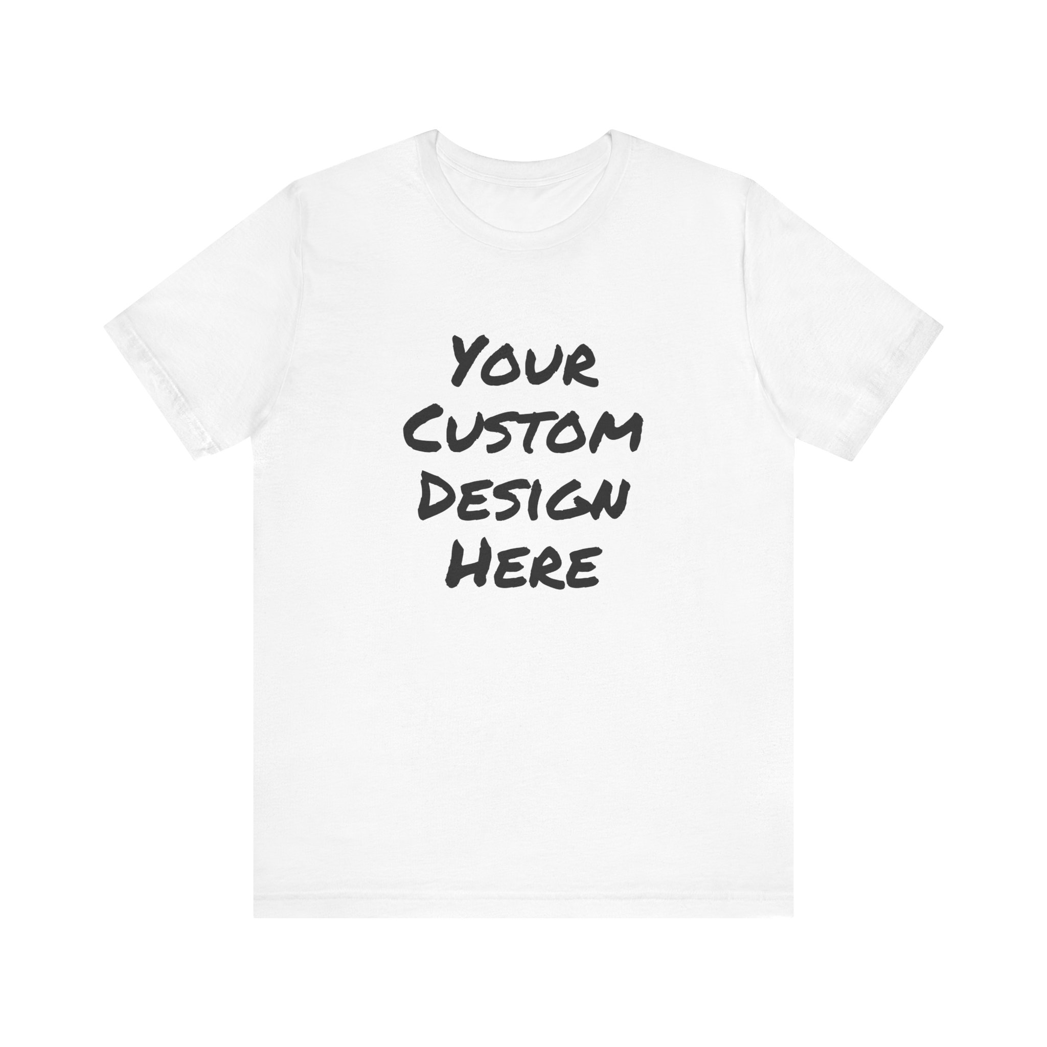 Custom Design Unisex Jersey Short Sleeve Tee