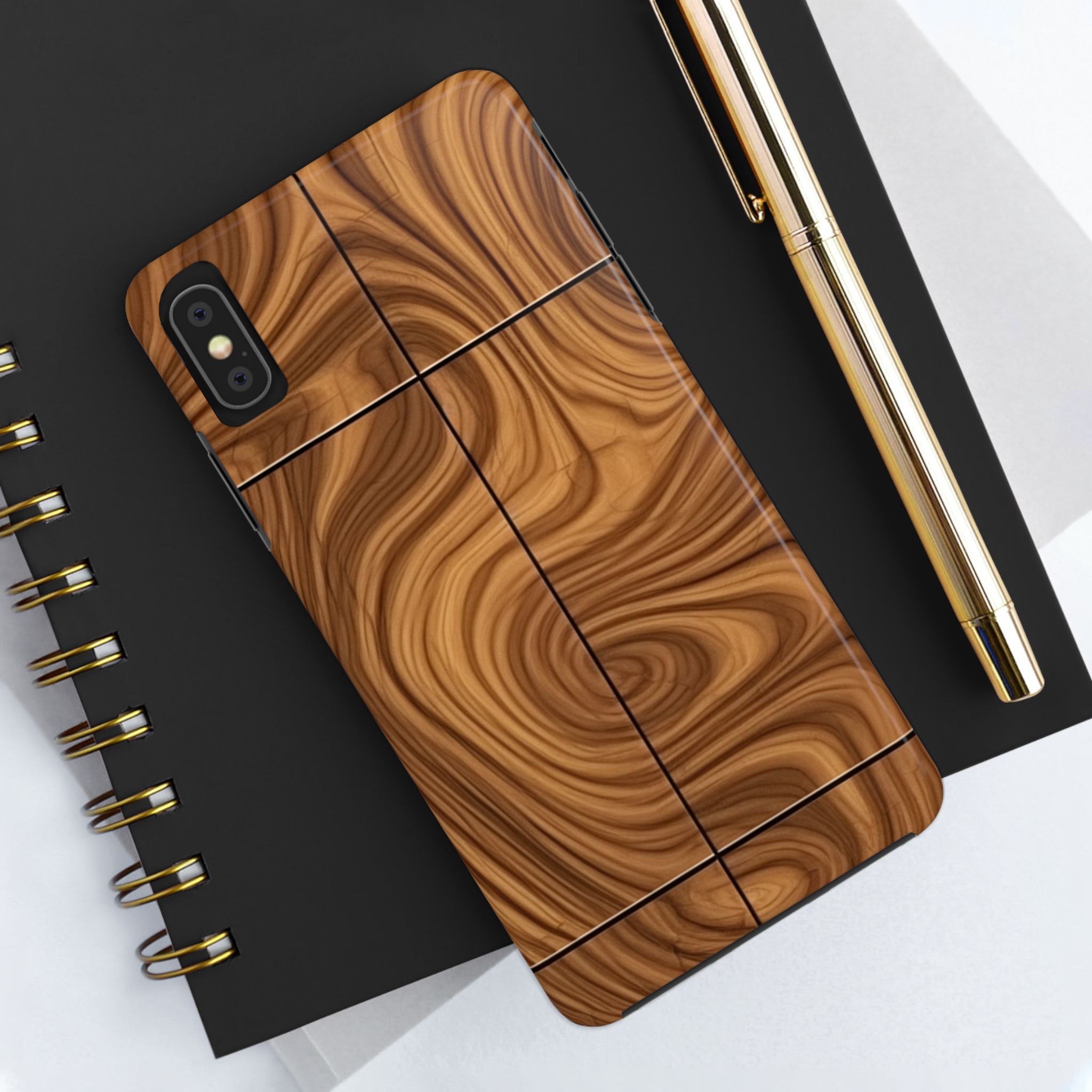 Iphone, Tough Phone Cases, Case-Mate, wood plank 8 - Image 11