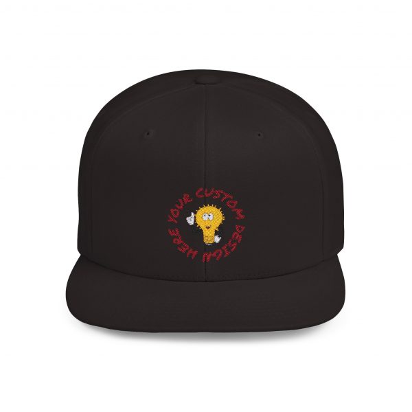 Custom Embroidery Flat Bill Snapback