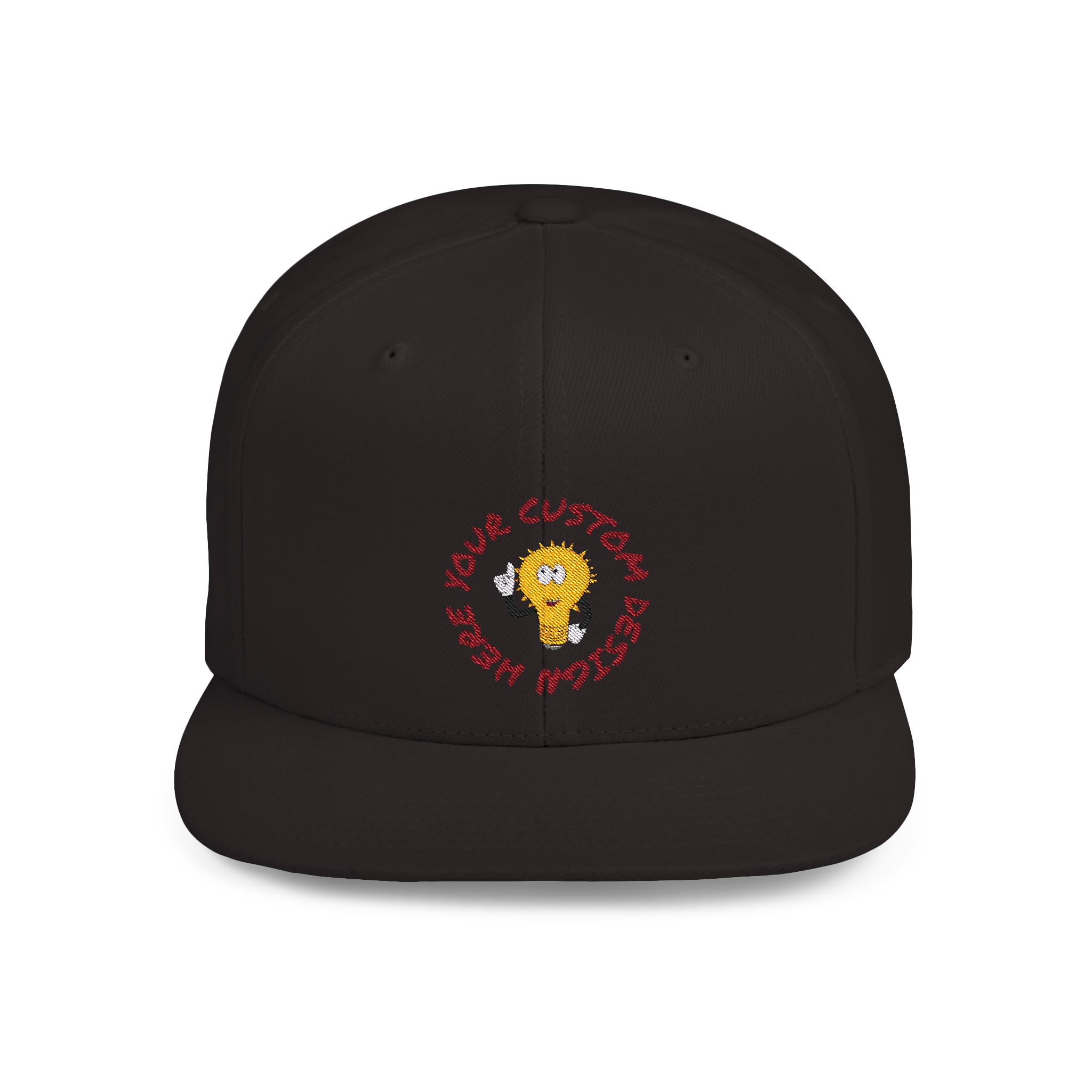 Custom Embroidery Flat Bill Snapback