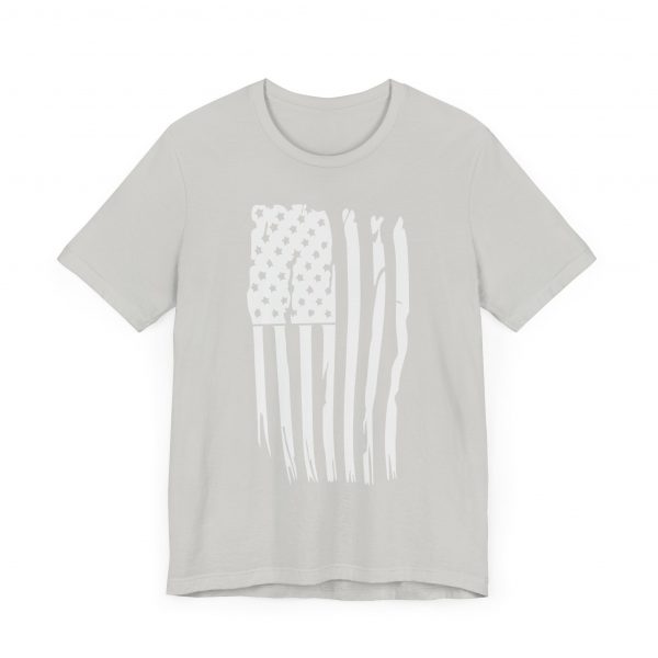 T Shirt, Bella Canvas, Distressed American Flag - Image 7