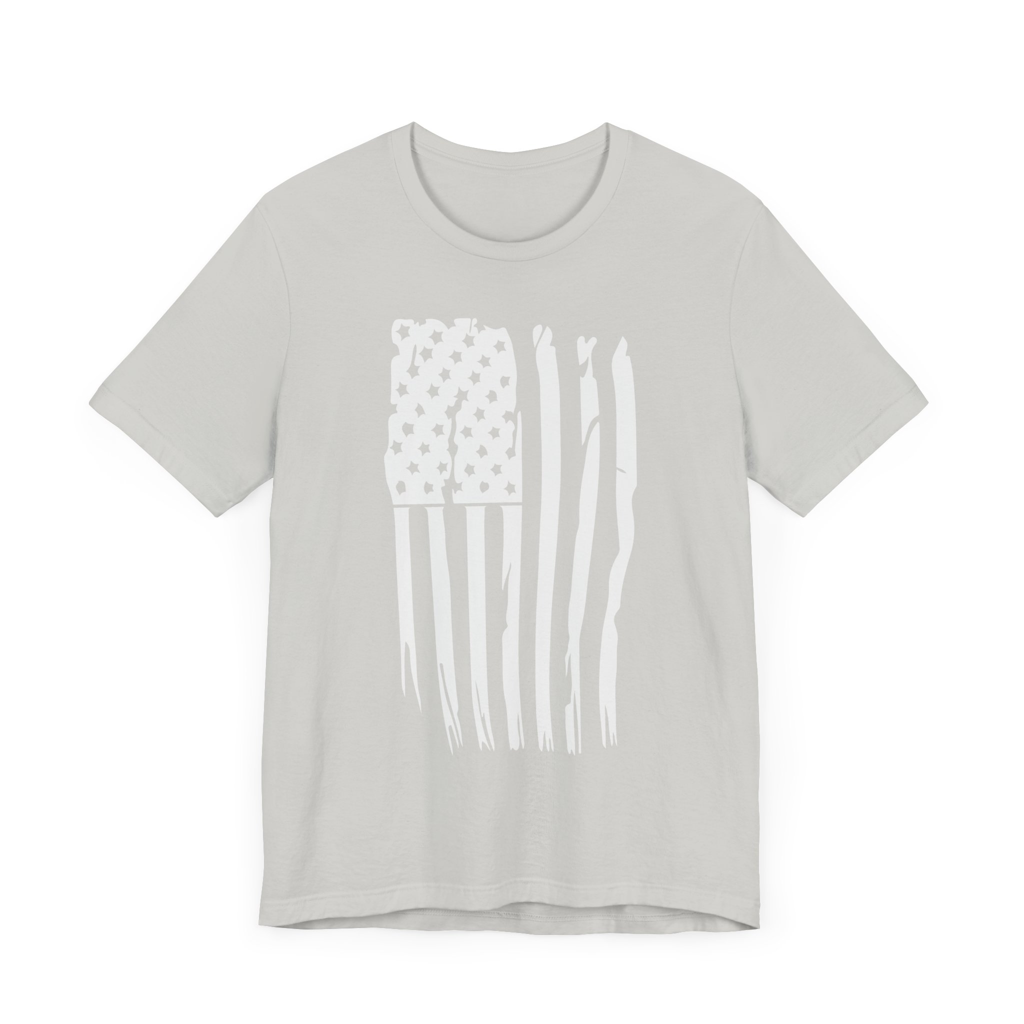 T Shirt, Bella Canvas, Distressed American Flag - Image 7
