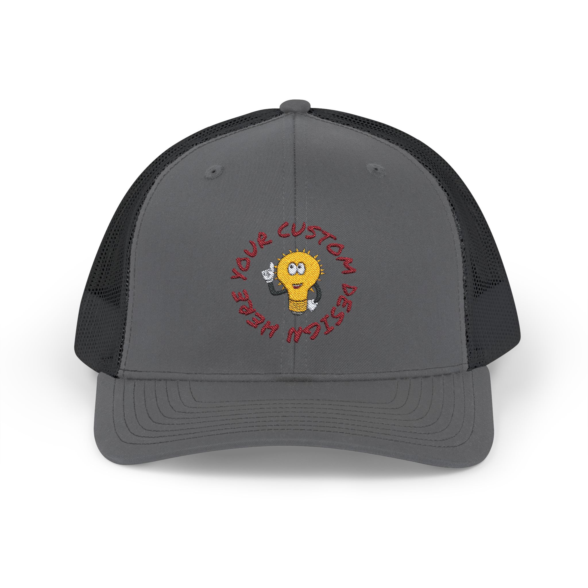 Custom Embroidery Snapback Trucker Cap - Image 7