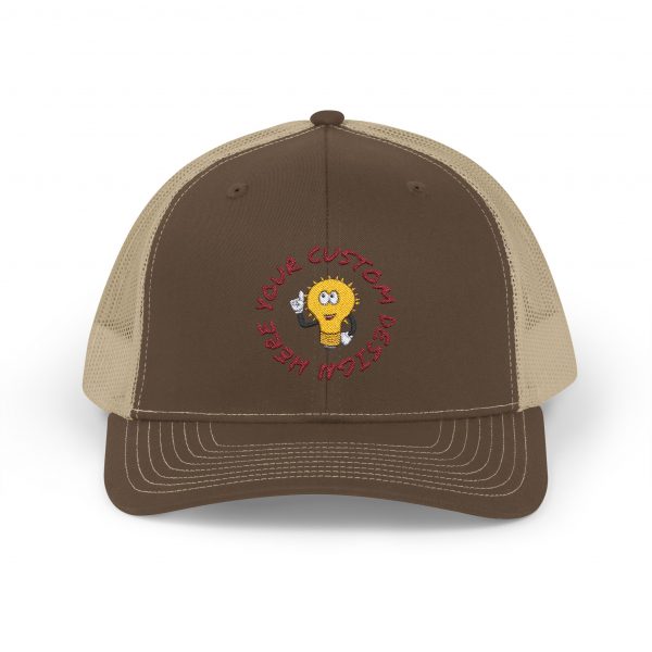 Custom Embroidery Snapback Trucker Cap - Image 9