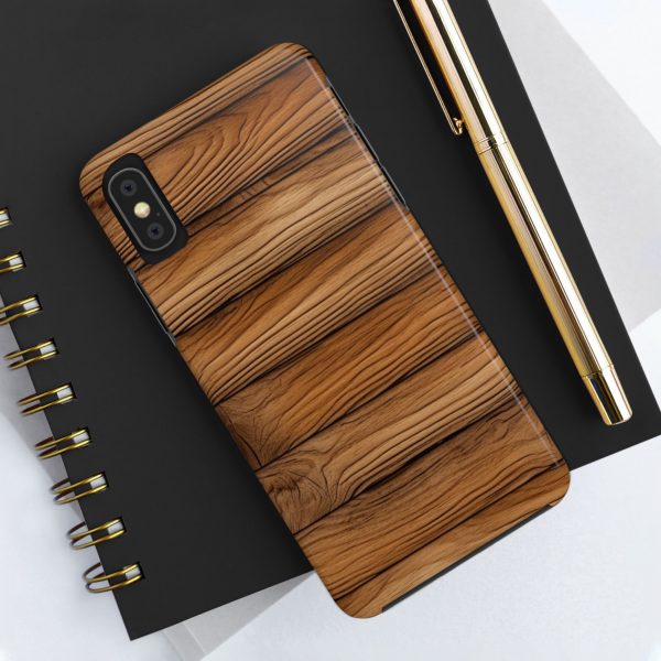 Iphone, Tough Phone Cases, Case-Mate, wood plank 7 - Image 9