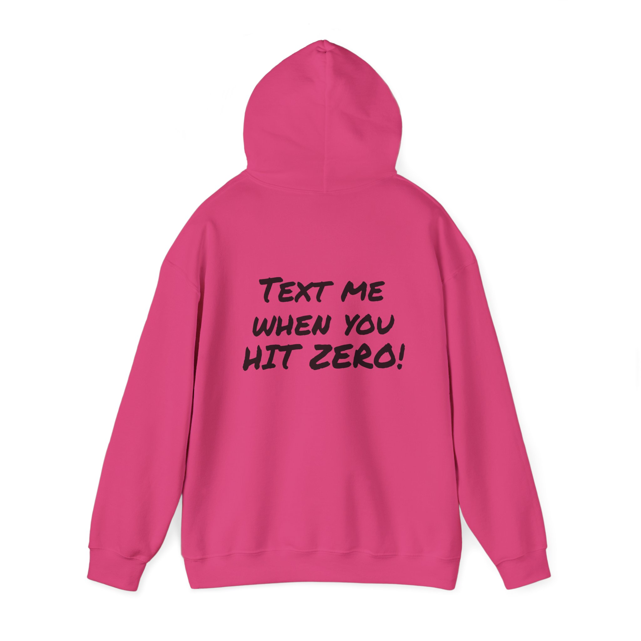 Text me...Hit Zero Unisex Heavy Blend™ Hooded Sweatshirt - Image 5