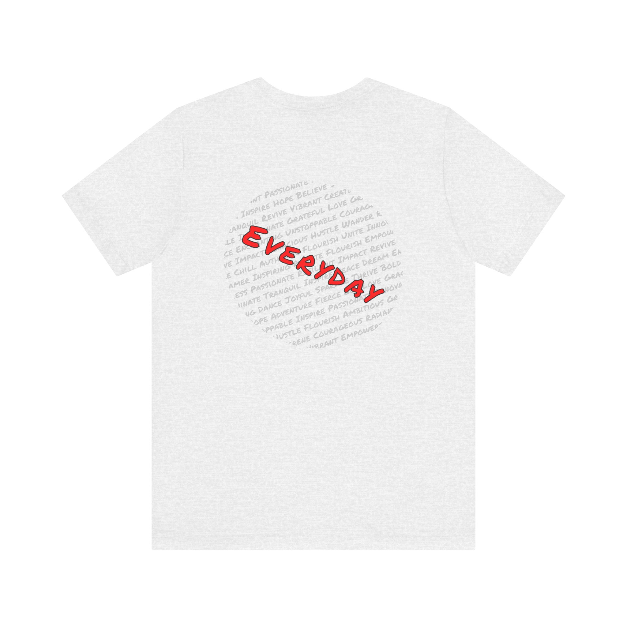 Everyday words Back, Bella Canvas Tee - Image 8