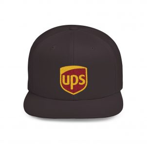 Branded, Embroidered, Flat Bill Snapback