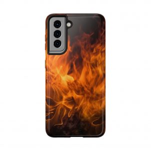 Iphone, Samsung,Tough Phone Cases, Case-Mate, Burning Wood