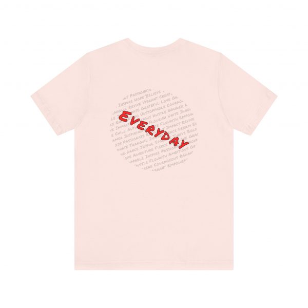 Everyday words Back, Bella Canvas Tee - Image 6