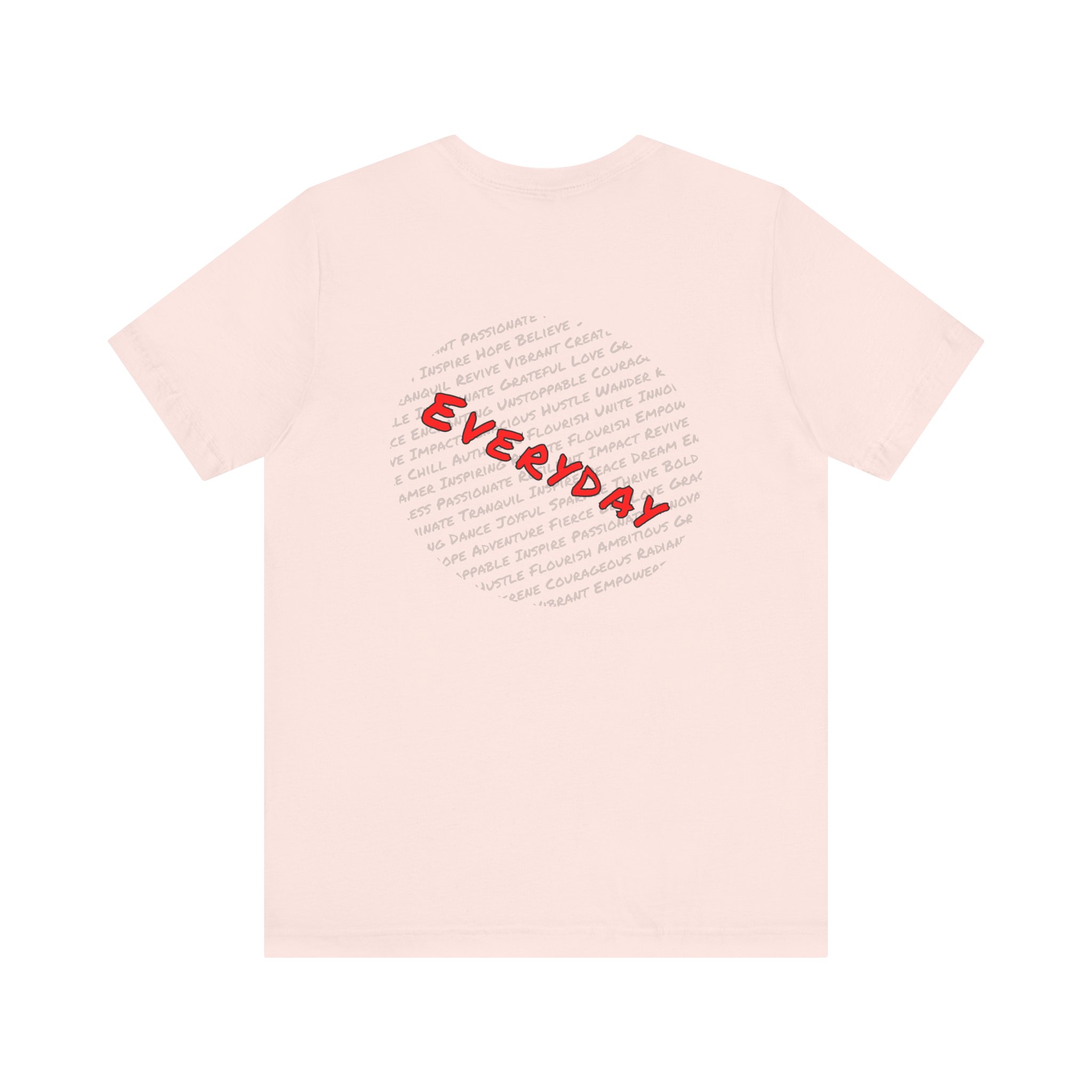 Everyday words Back, Bella Canvas Tee - Image 6