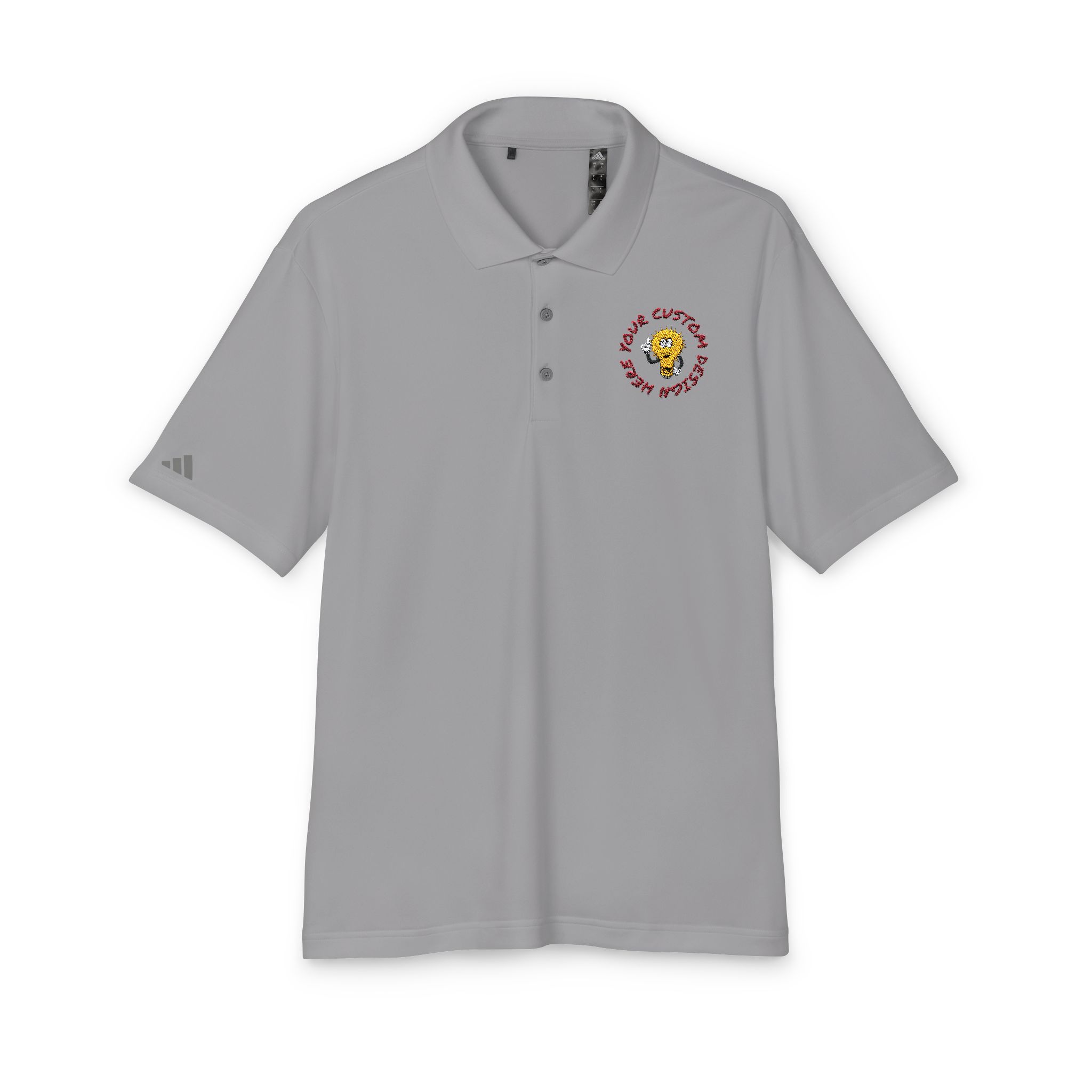 Custom Embroidered adidas Unisex Performance Polo - Image 3
