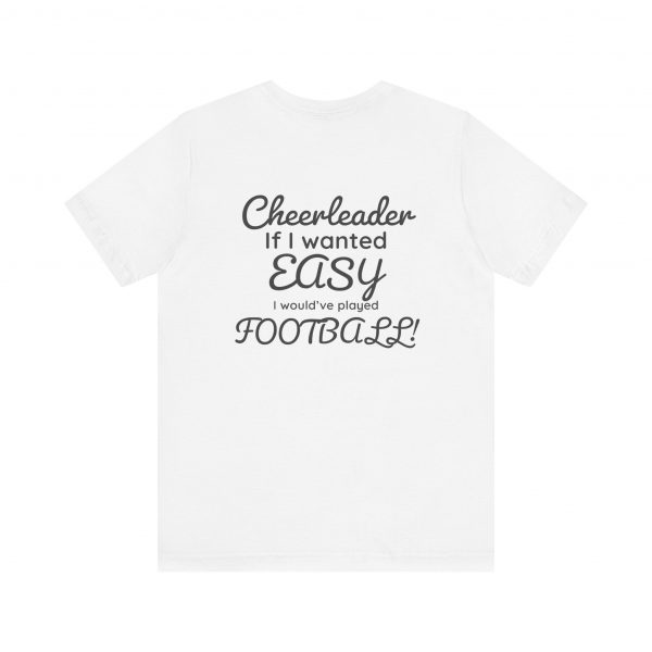 Cheerleader easy Football, Unisex Jersey Short Sleeve Tee - Image 9