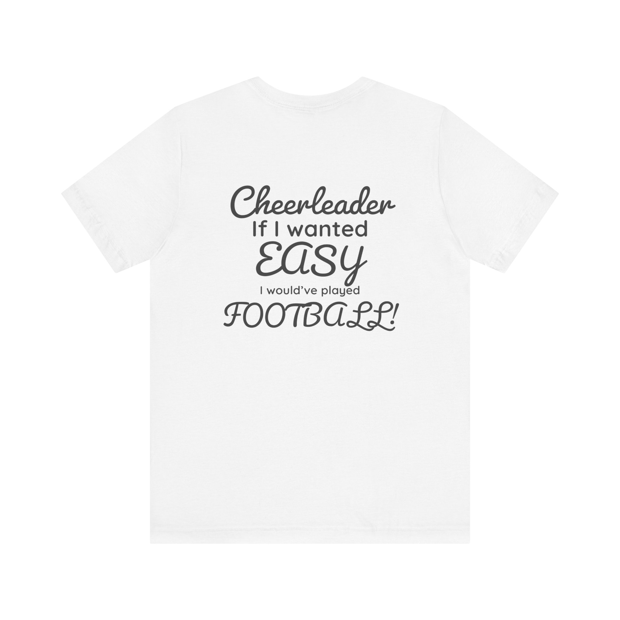Cheerleader easy Football, Unisex Jersey Short Sleeve Tee - Image 9