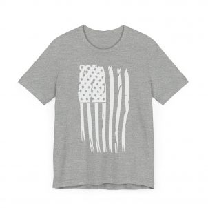 T Shirt, Bella Canvas, Distressed American Flag