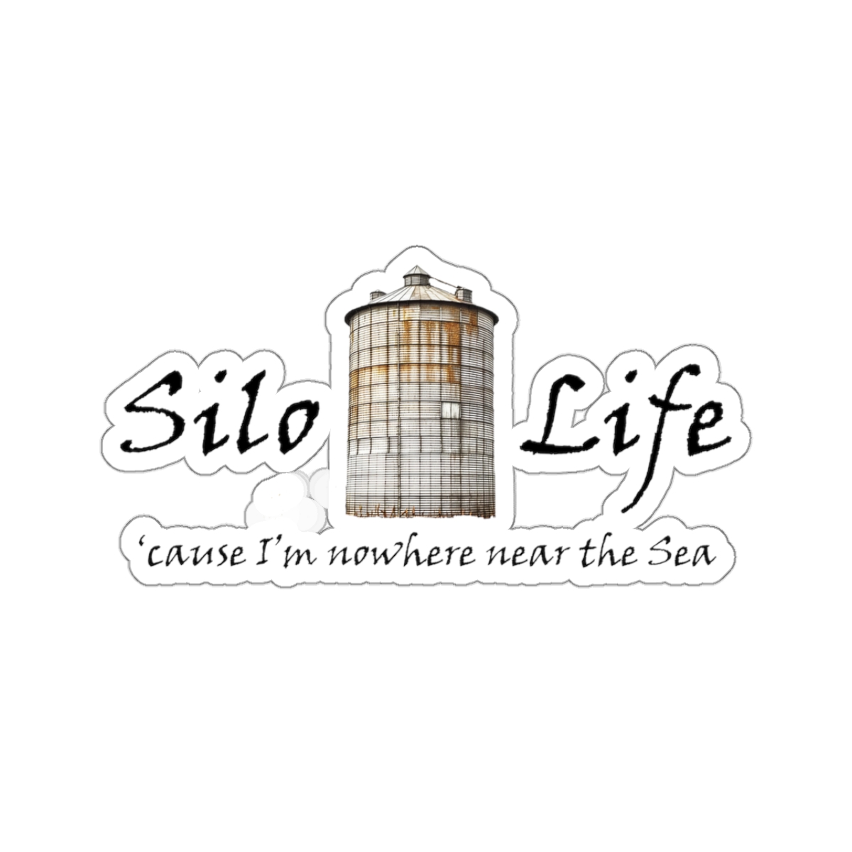Silo Life, silo, Kiss-Cut Sticker - Image 10