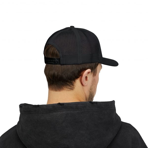 Custom Embroidery Snapback Trucker Cap - Image 4