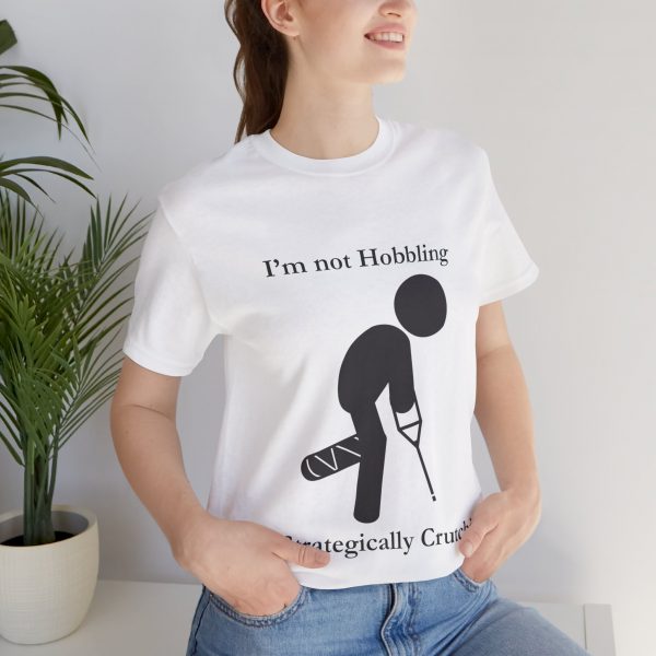 Belle+Canvas, Front, Unisex Jersey Short Sleeve Tee, Strategically Crutching - Image 8