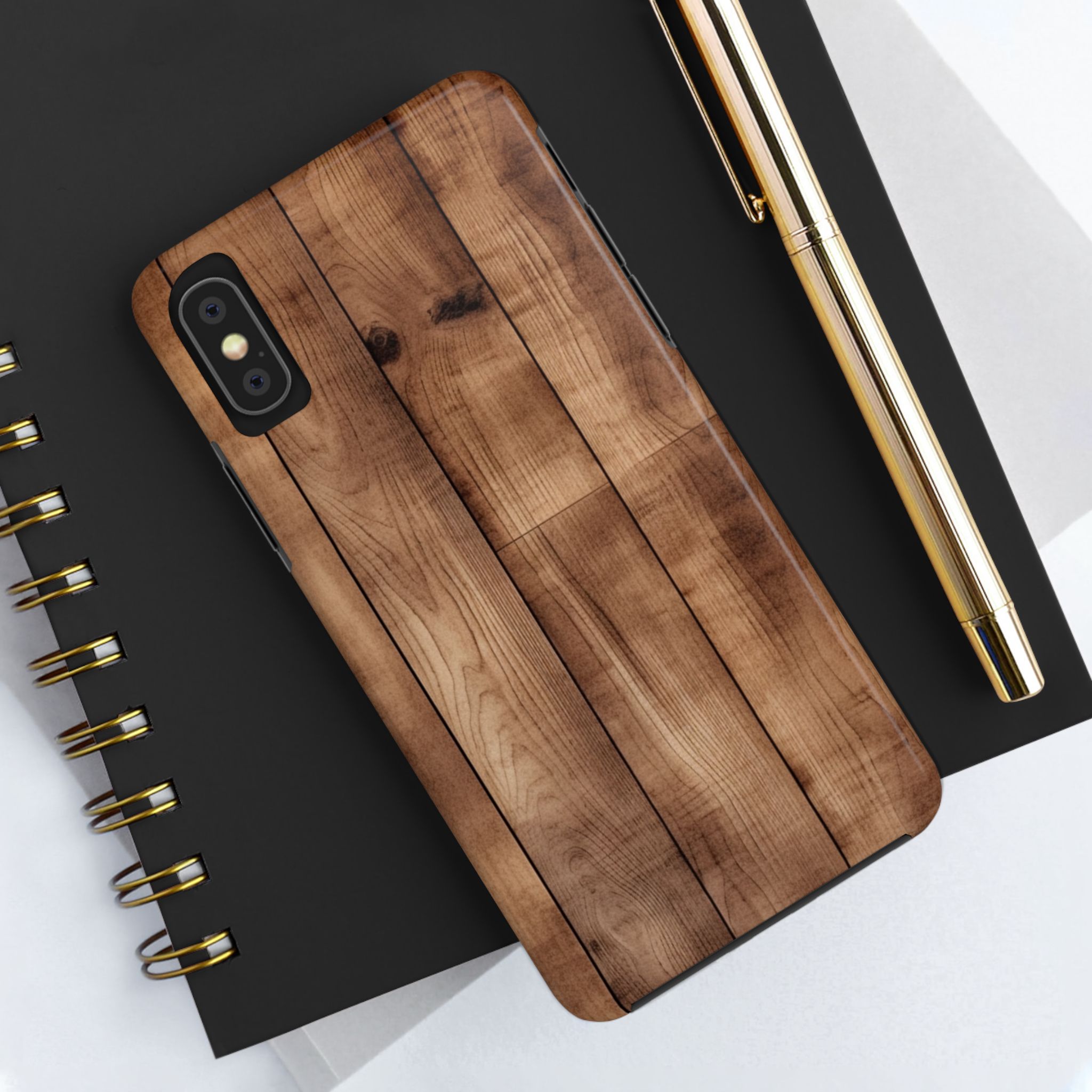 Iphone, Tough Phone Cases, Case-Mate, wood floor 6 - Image 9