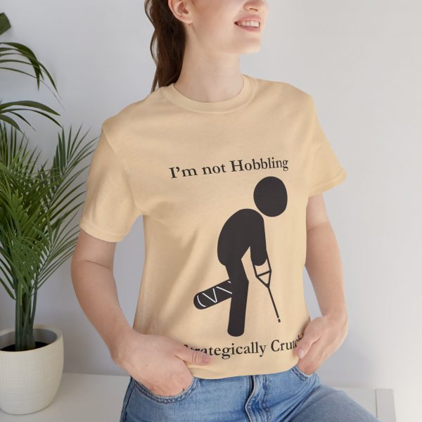 Belle+Canvas, Front, Unisex Jersey Short Sleeve Tee, Strategically Crutching - Image 7