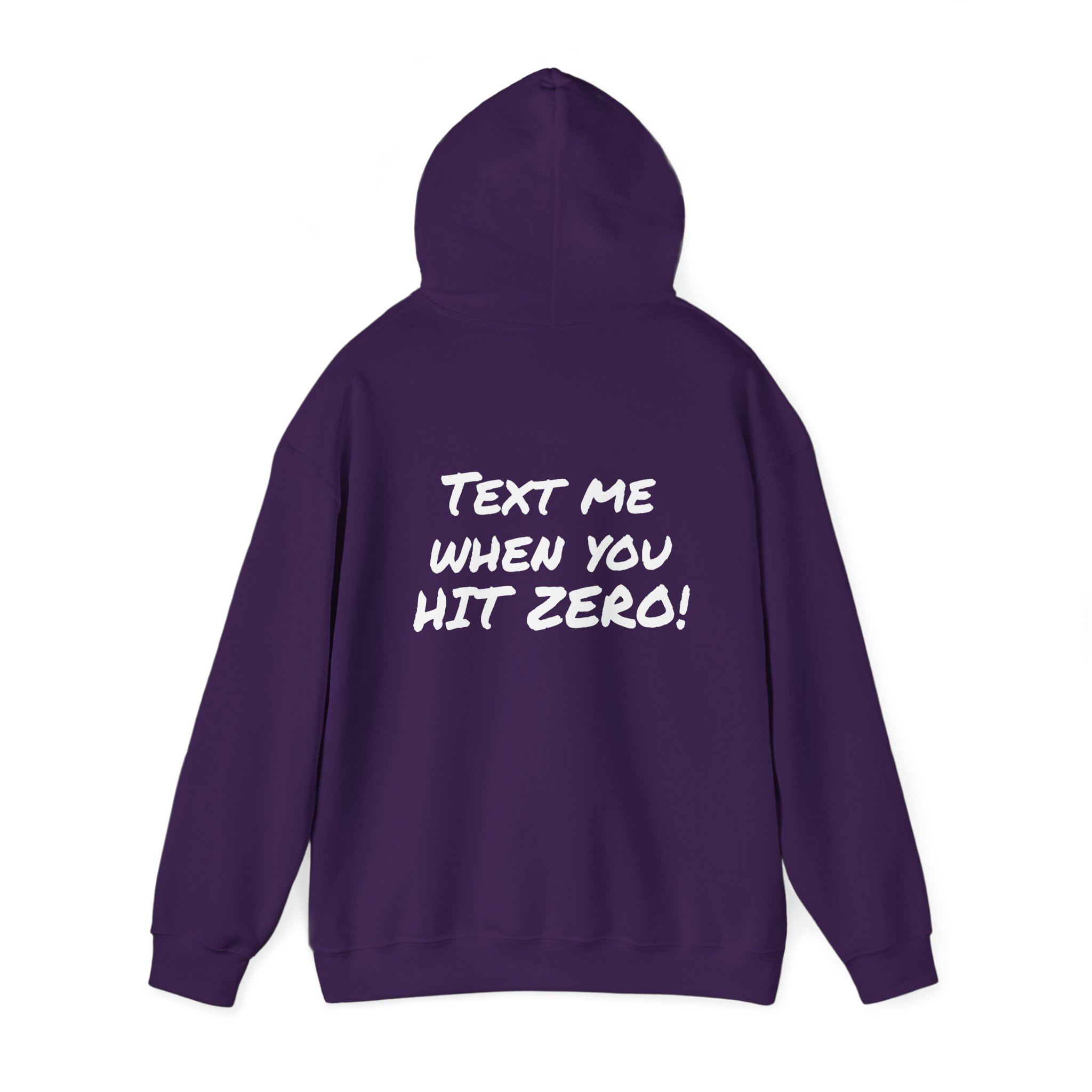Text me...Hit Zero Unisex Heavy Blend™ Hooded Sweatshirt - Image 8