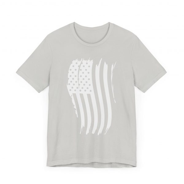 T Shirt, Bella Canvas, Distressed Waving American Flag - Image 10
