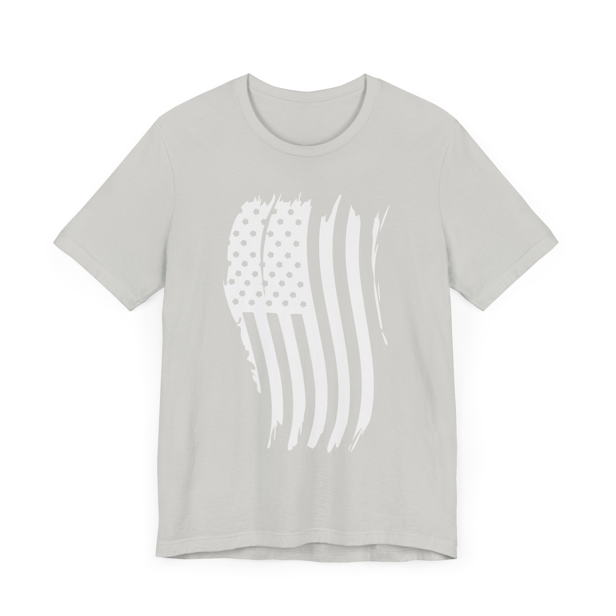 T Shirt, Bella Canvas, Distressed Waving American Flag - Image 10