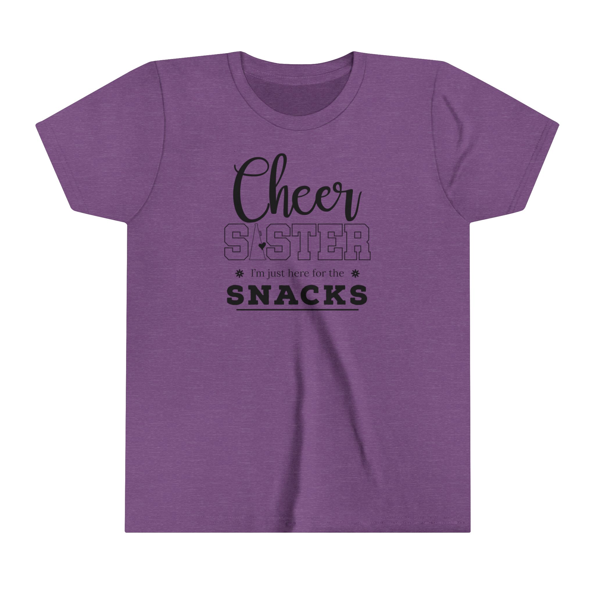 Cheer, Youth, Short Sleeve Tee, Sister 4 Snacks - Image 5