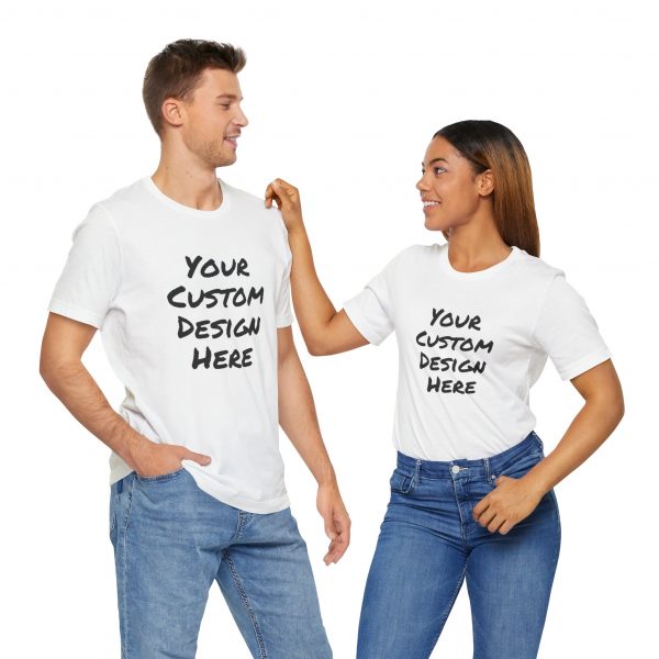 Custom Design Unisex Jersey Short Sleeve Tee - Image 4