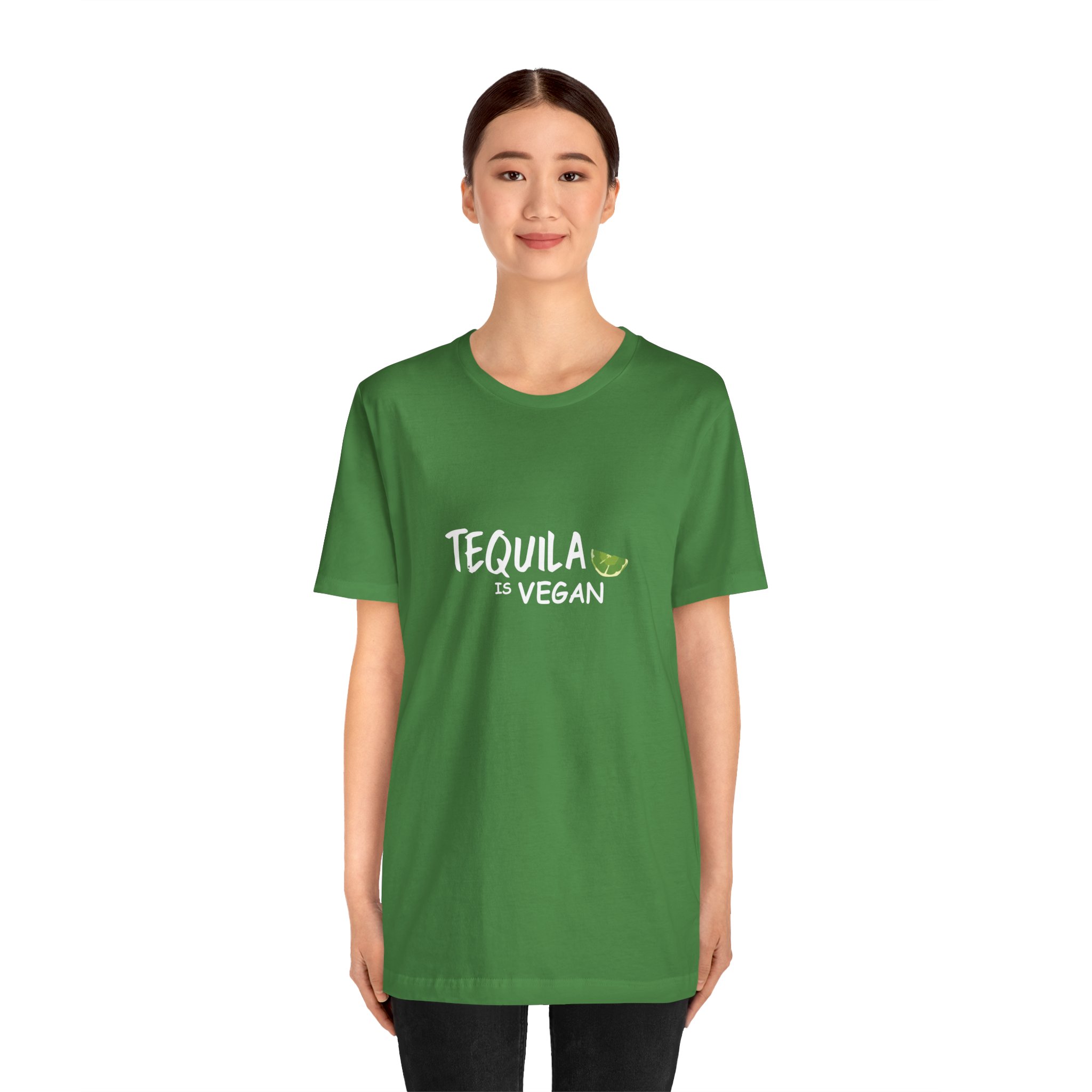 Shirt,  Tequila is vegan, Bella Canvas, Unisex Jersey Short Sleeve Tee - Image 10