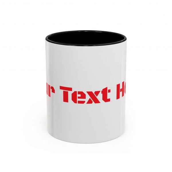 Custom Design Accent Coffee Mug, 11oz
