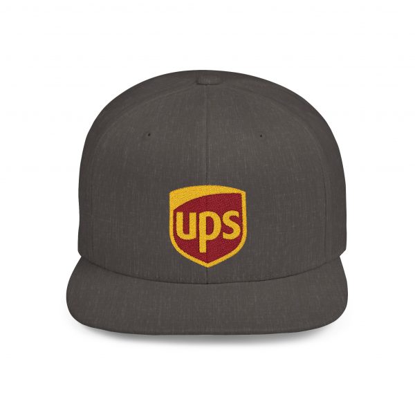 Branded, Embroidered, Flat Bill Snapback - Image 4