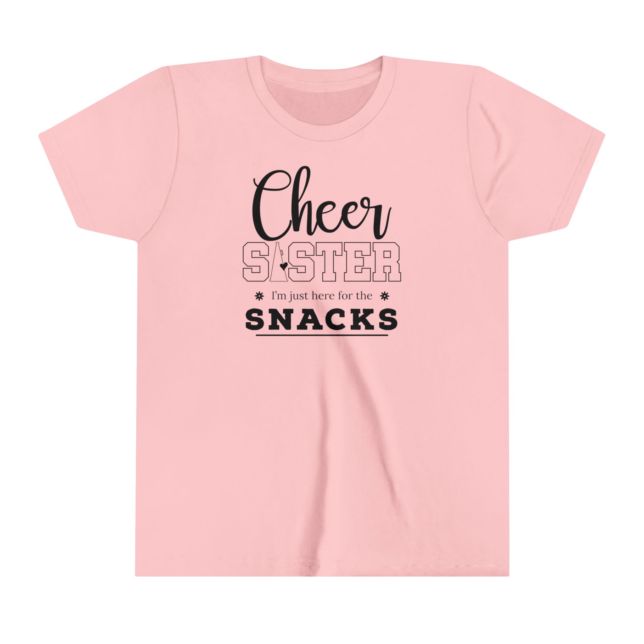 Cheer, Youth, Short Sleeve Tee, Sister 4 Snacks - Image 2