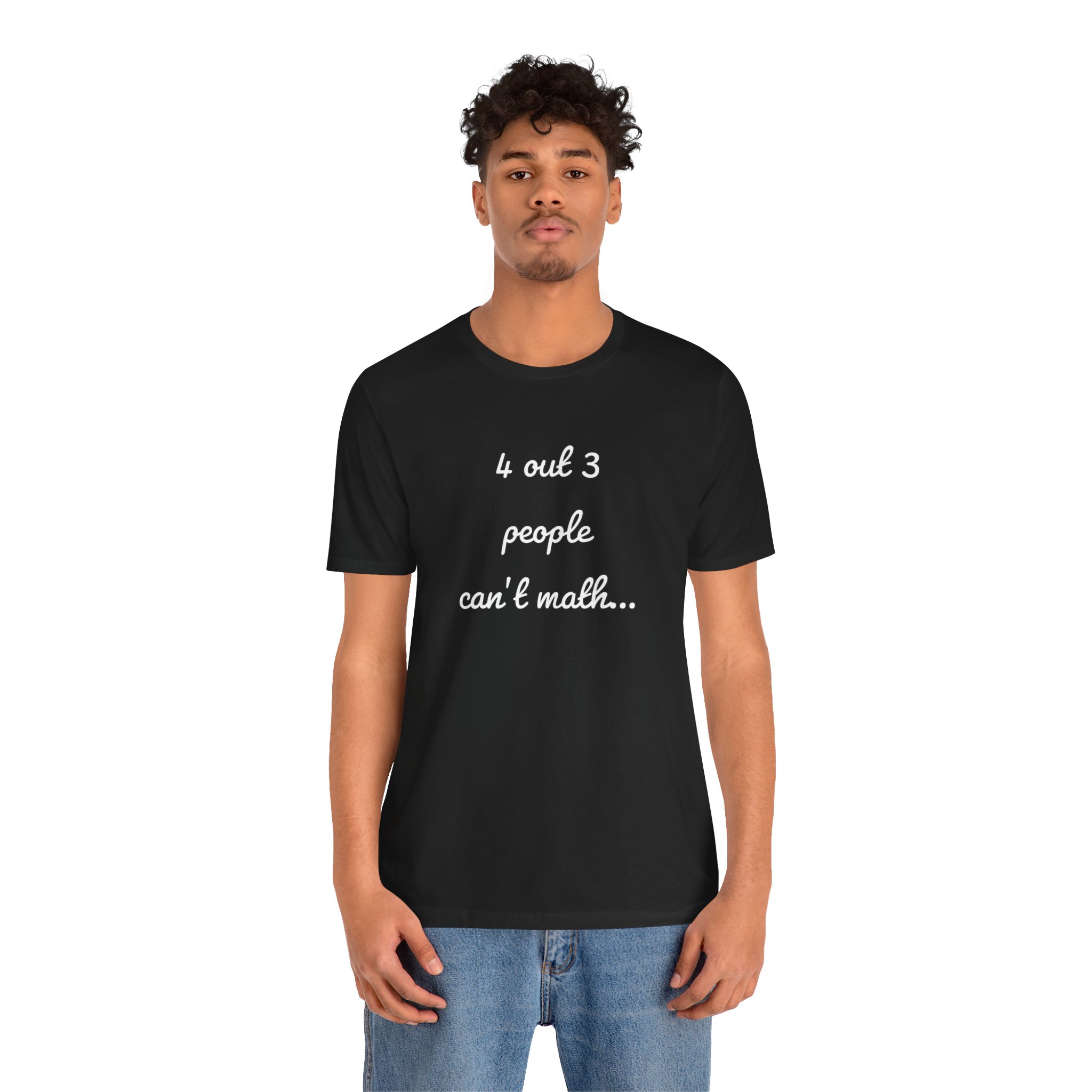 Shirt,  4 out of 3 math,  White - Image 7