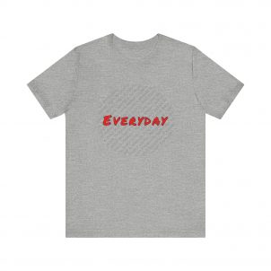 Everyday words Circle Jersey Short Sleeve Tee