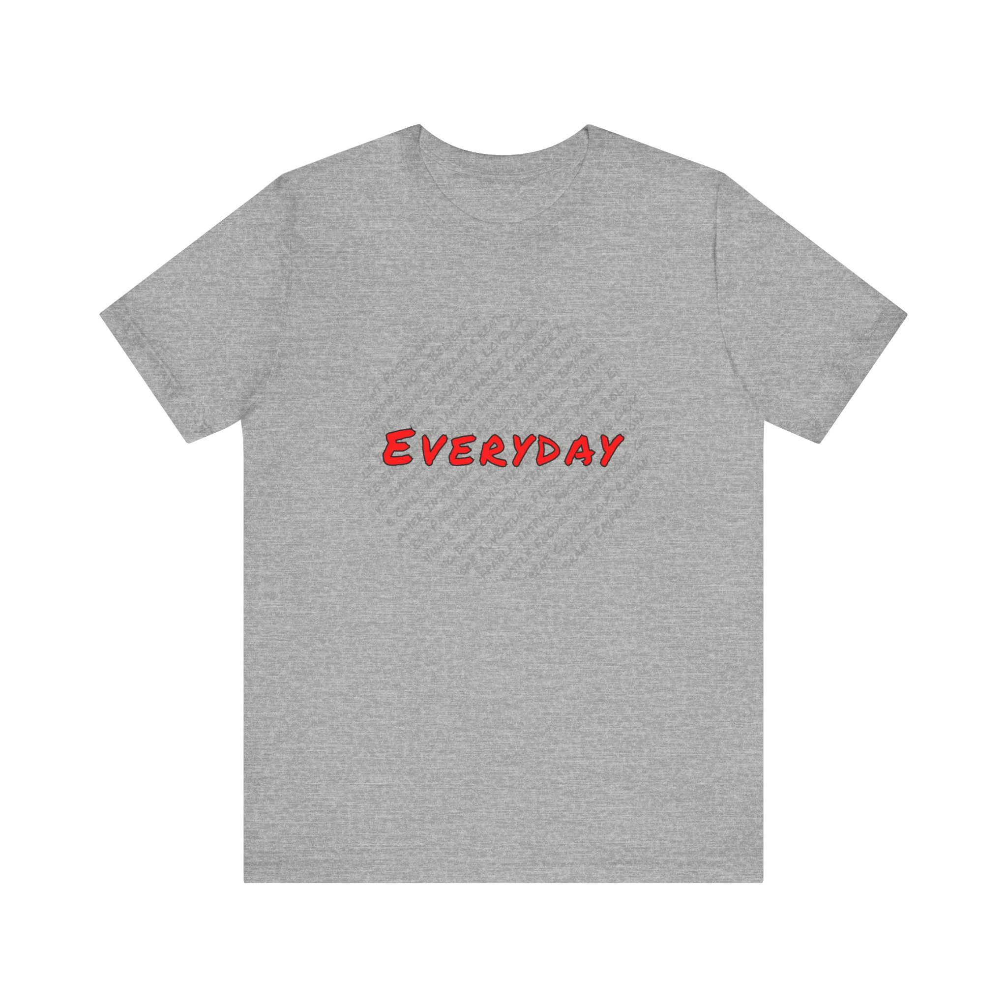 Everyday words Circle Jersey Short Sleeve Tee
